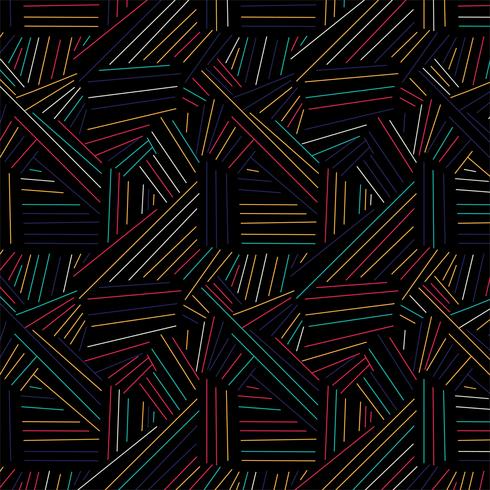 Abstract colorful geometric lines background vector