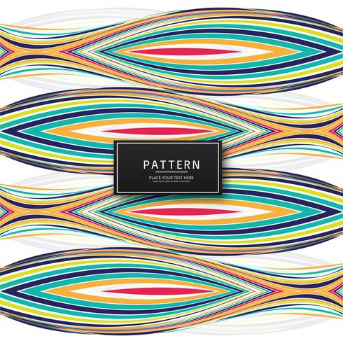 Modern colorful lines pattern background illustration vector