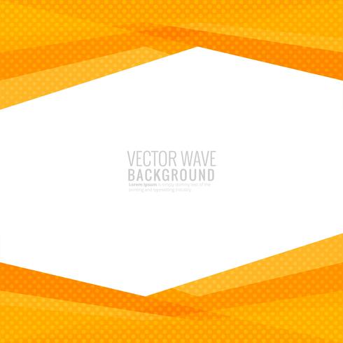 Modern geometric wave background vector