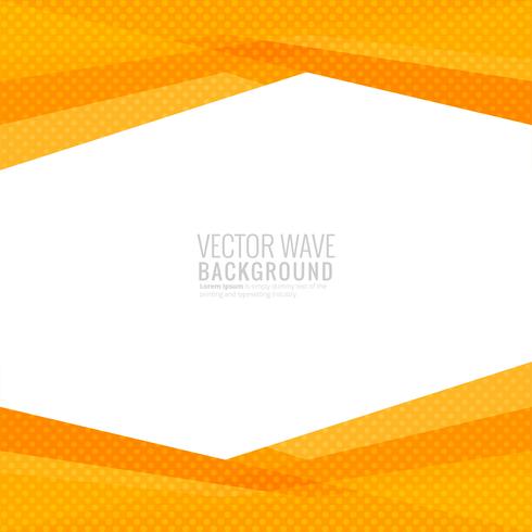 Modern geometric wave background vector