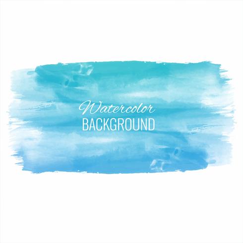 Modern blue watercolor background vector