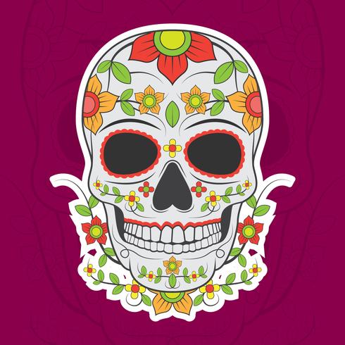 Ilustración del día de los muertos vector