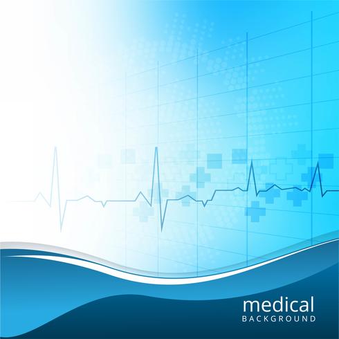 Abstract medical background with wave