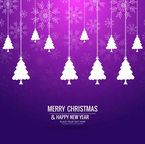 Modern mery christmas background vector