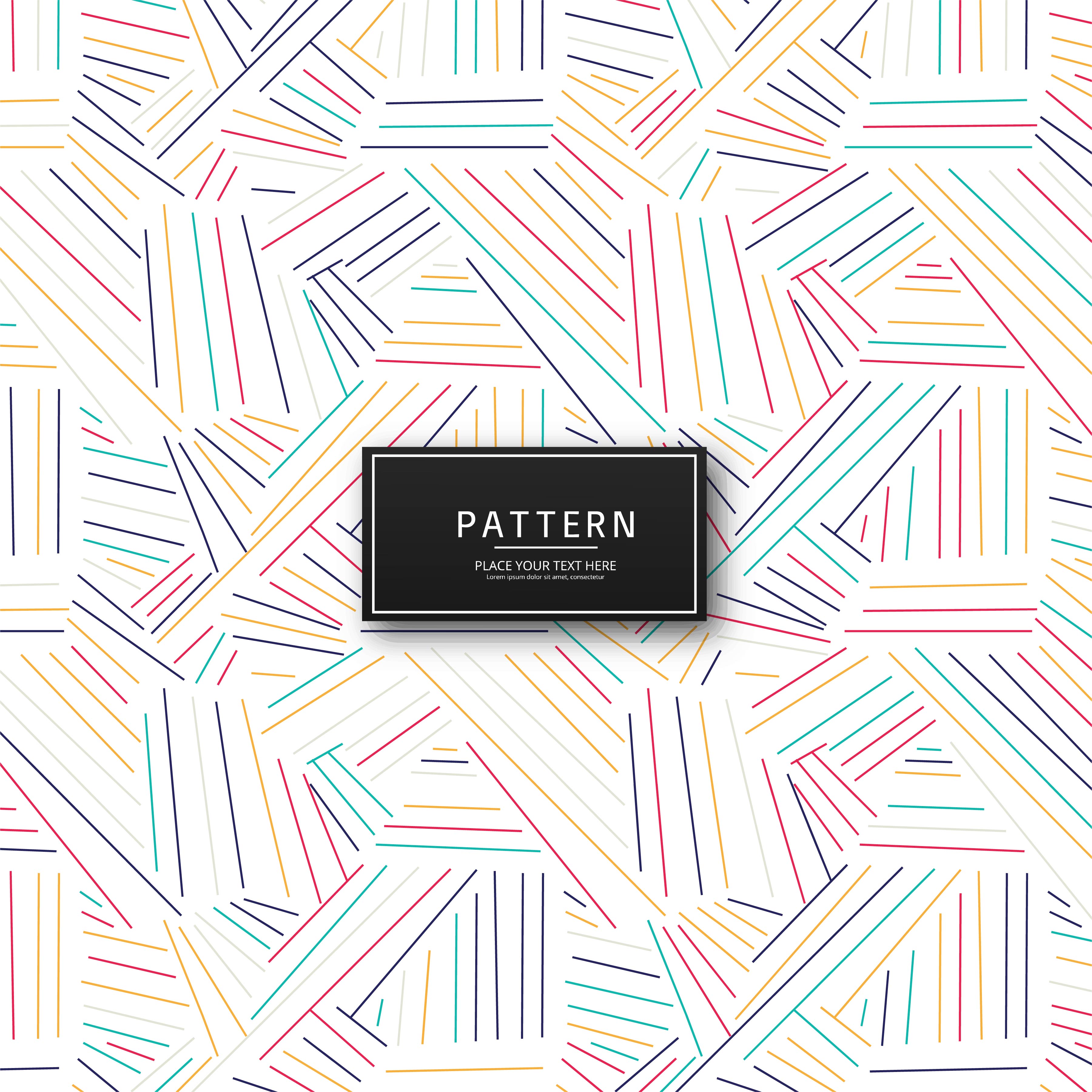Abstract geometric colorful lines pattern design 246254 Vector Art at