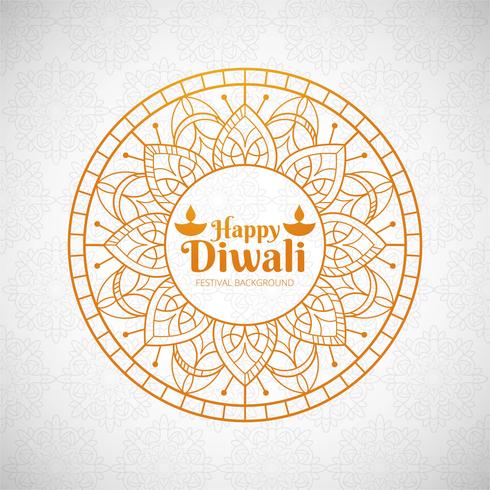 Abstract shiny beautiful diwali background vector