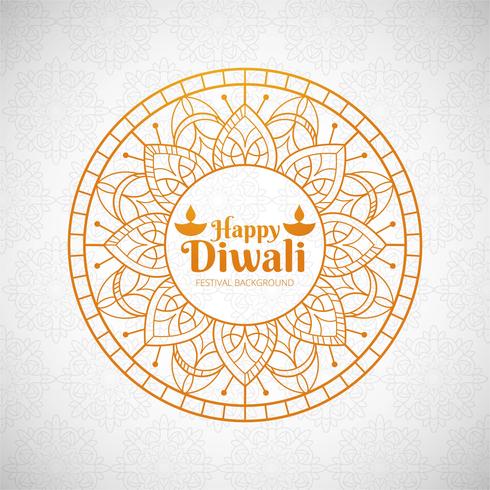 Fondo hermoso brillante abstracto del diwali vector