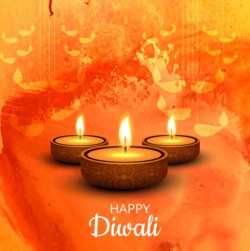 Modern colorful diwali bright background vector