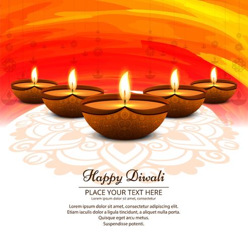 Beautiful happy diwali background - Download Free Vectors ...