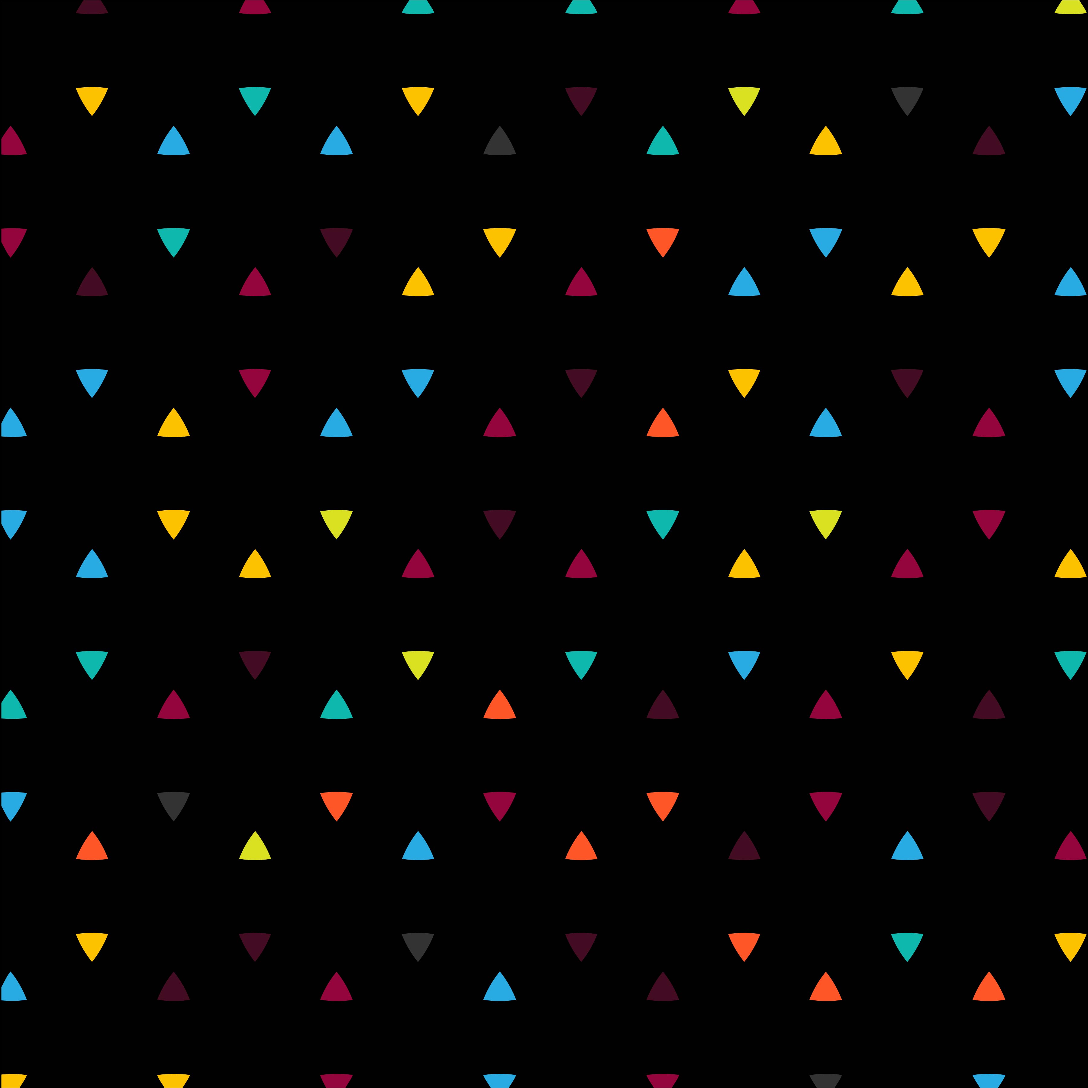 Abstract colorful triangles black background illustration 246347 Vector