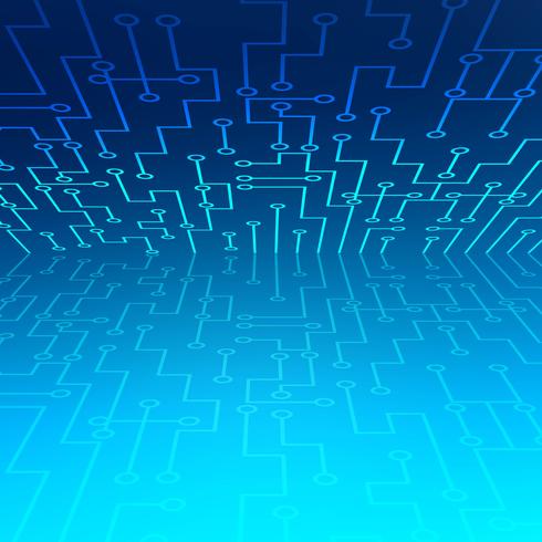 Abstract connecting dots and lines technology background vector