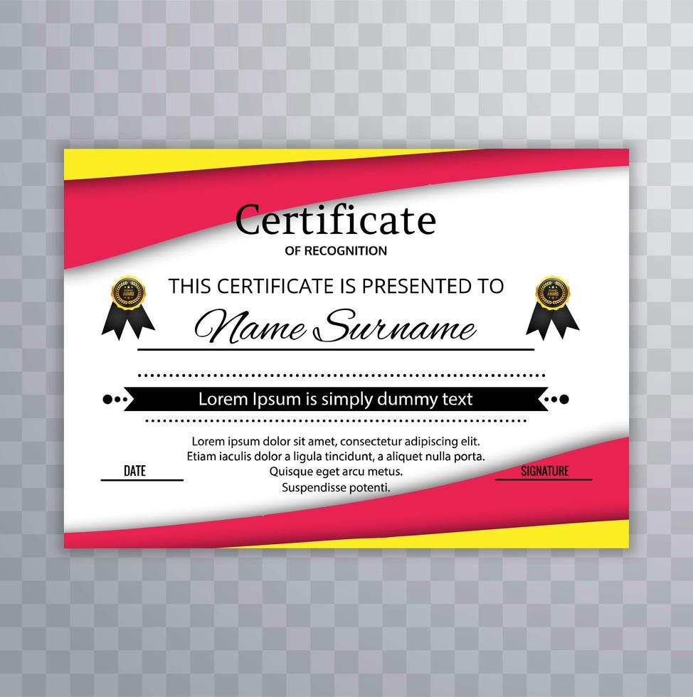 Certificate Of Appreciation Template Design Vector 246650 Vector Art At 