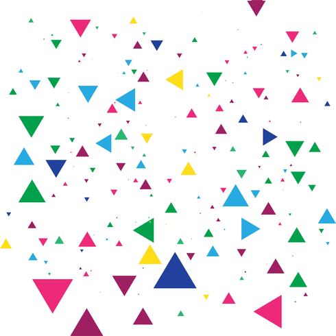 Abstract colorful confetti celebration background vector