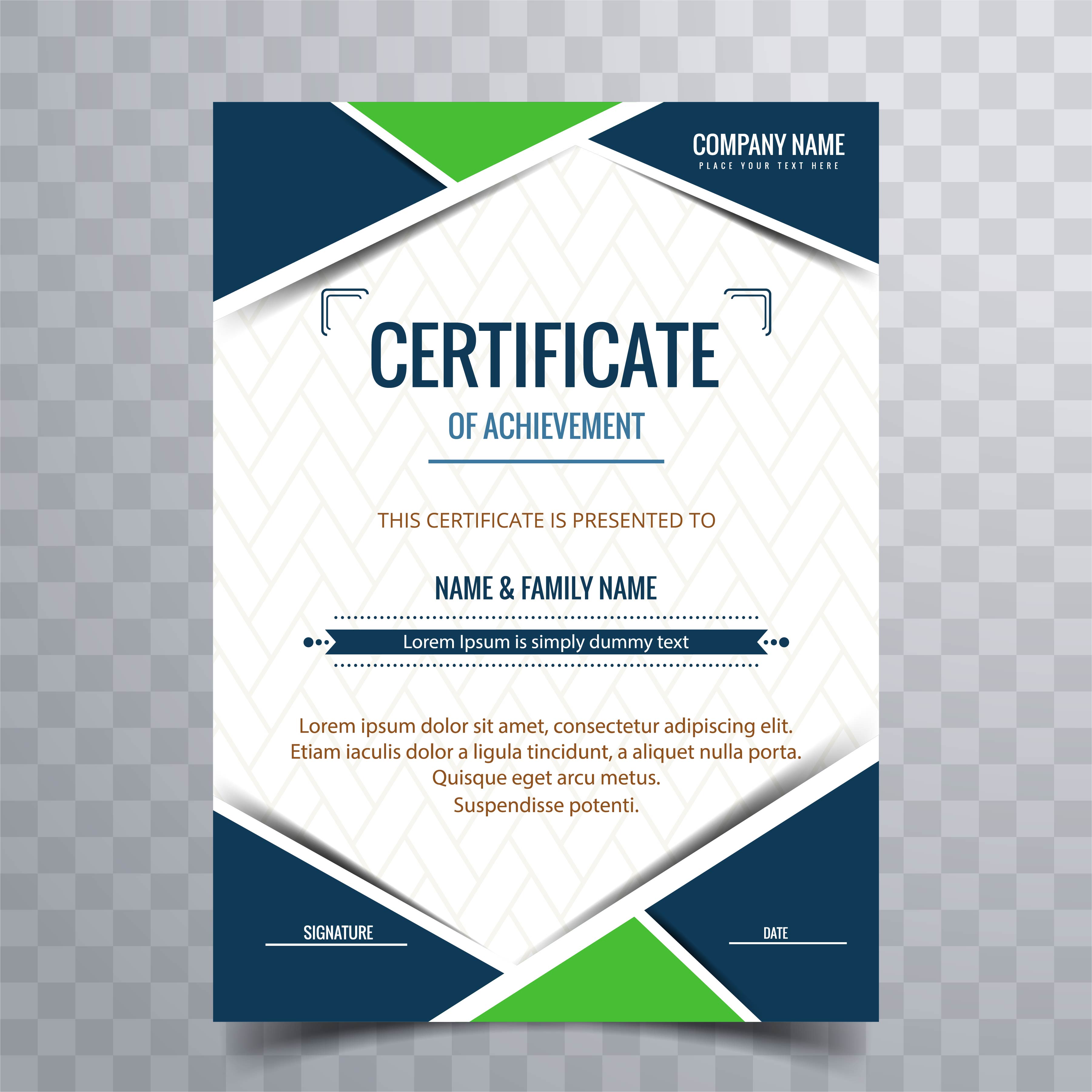 Modern certificate background vector 246663 - Download Free Vectors