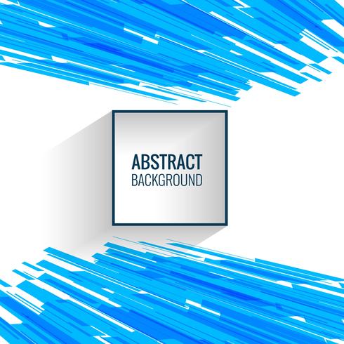 Abstract blue lines creative background vector