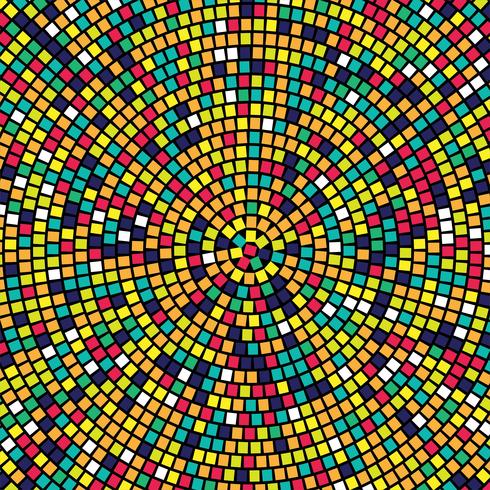 Abstract colorful mosaic pattern background vector