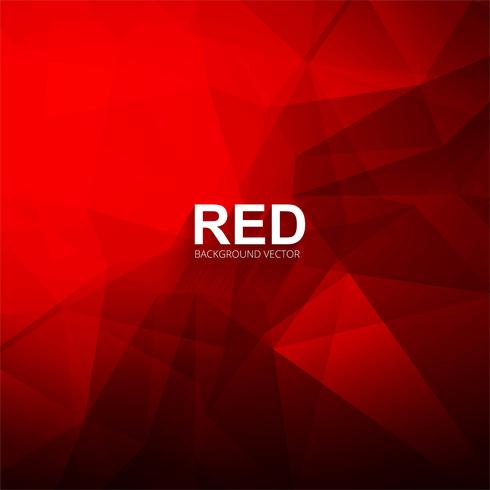 Beautiful red polygon background vector illustration