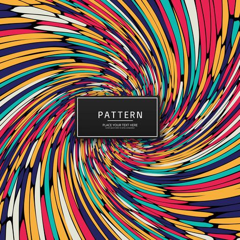 Elegant colorful swirl pattern background vector