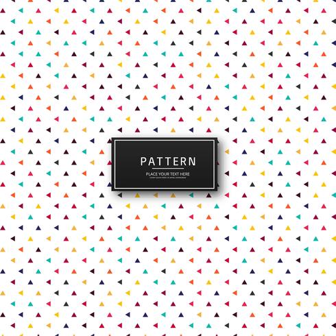 Triangle colorful pattern background vector