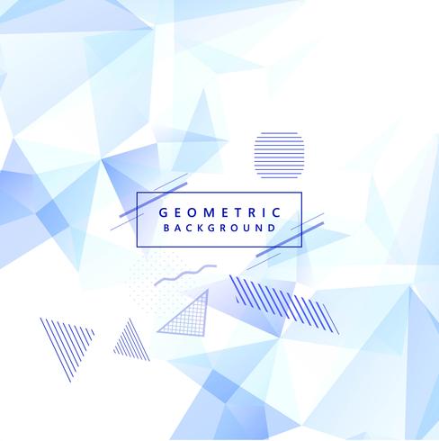 Modern geometric memphis background vector