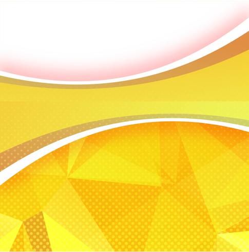 Abstract wavy polygon background vector