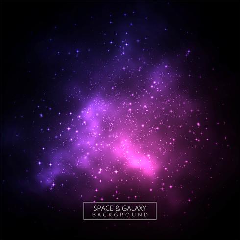 Ilustración oscura abstracta colorida del fondo de la galaxia del universo vector