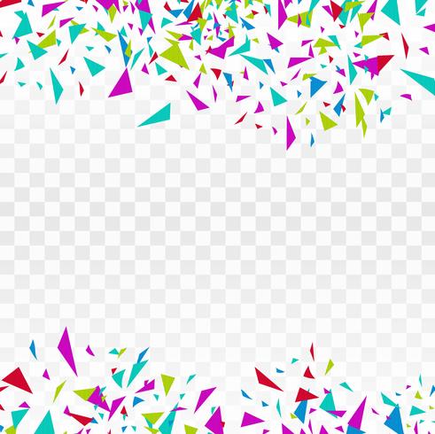 Abstract Background Party Celebration Colorful Confetti Design