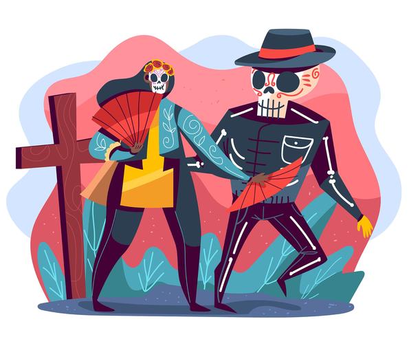 Day Of The Dead vector