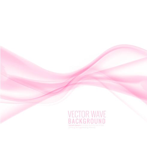 Elegant stylish pink wave background vector