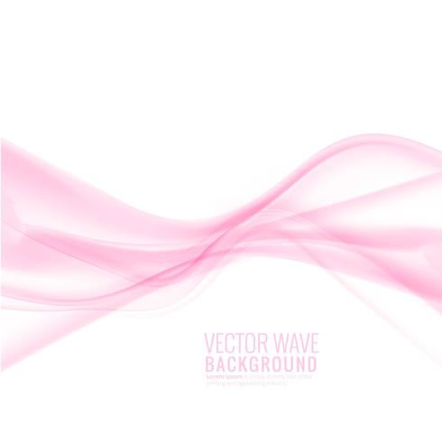 Elegant stylish pink wave background vector