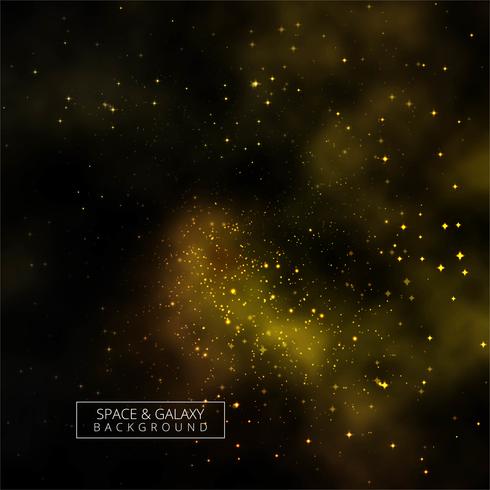 Universe colorful galaxy background vector