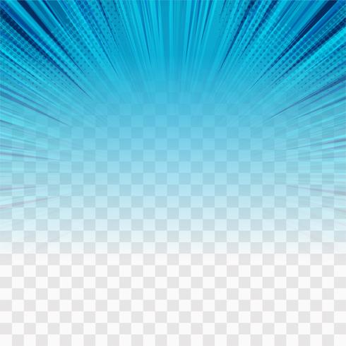 Modern blue rays transparent background vector