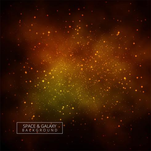 Beautiful shiny galaxy background vector