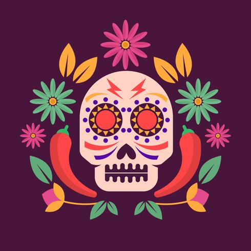 Day of The Dead Illustration vector