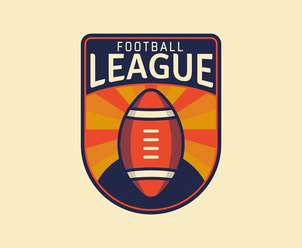 American Football Emblems vector