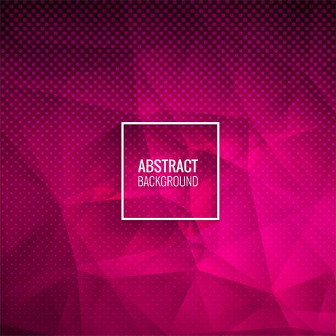 Abstract pink polygon dotted background illustration vector