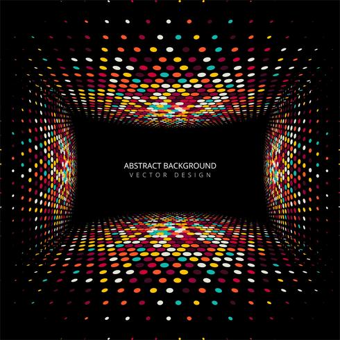 Abstract colorful halftone background vector