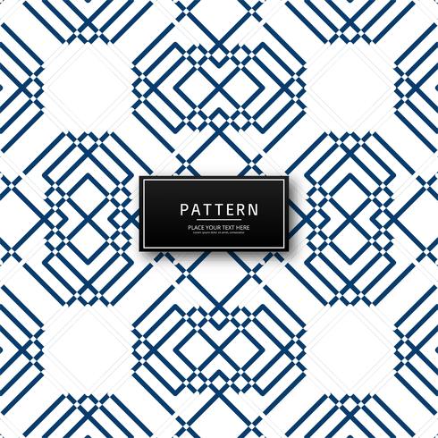 Modern geometric pattern design vector