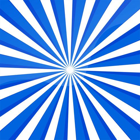 Fondo de líneas azules abstractas con rayos vector