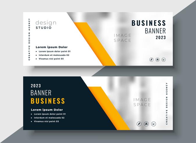Download elegant yellow professional business banner template ...