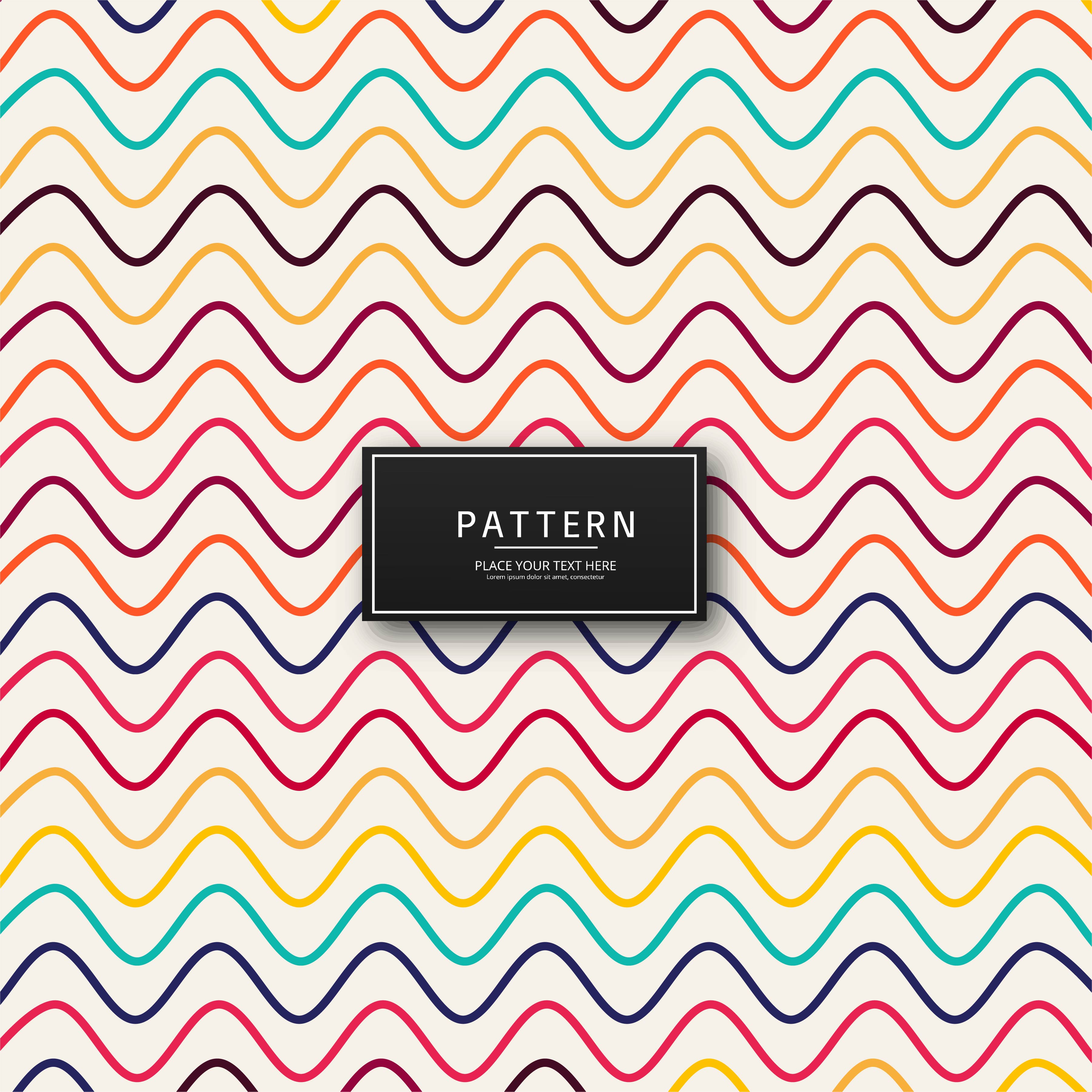 Download Beautiful colorful lines pattern design - Download Free Vectors, Clipart Graphics & Vector Art