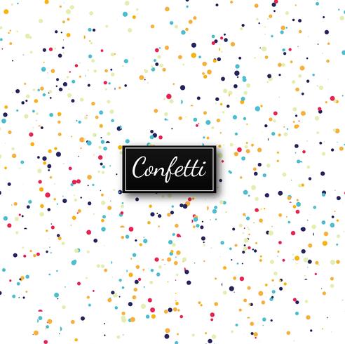 Elegant colorful confetti background vector