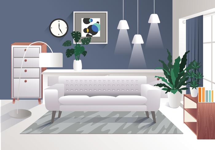 Realistic Interior Design Elements Vol 3 Vector 247099 Vector Art at