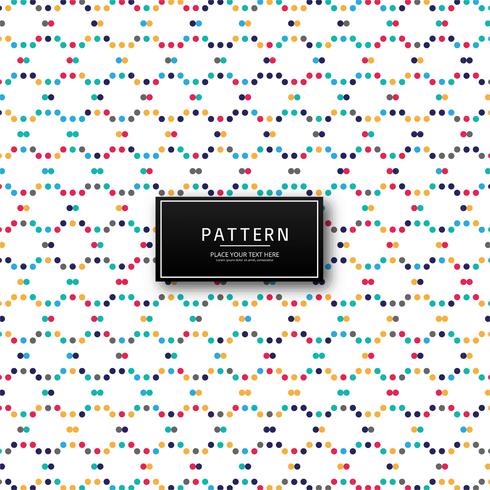 Abstract colorful dots pattern background vector