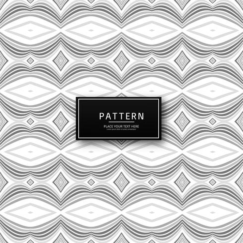 Elegant gray geometric seamless pattern design vector