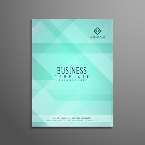 Abstract business flyer template design vector