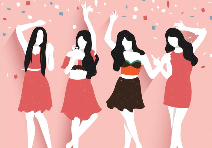 Parties And Gatherings with Friends vector