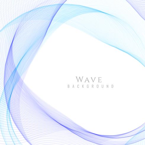 Abstract stylish wave background vector