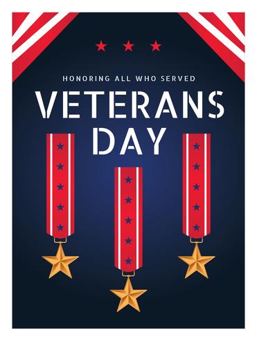 Veterans Day Poster vector