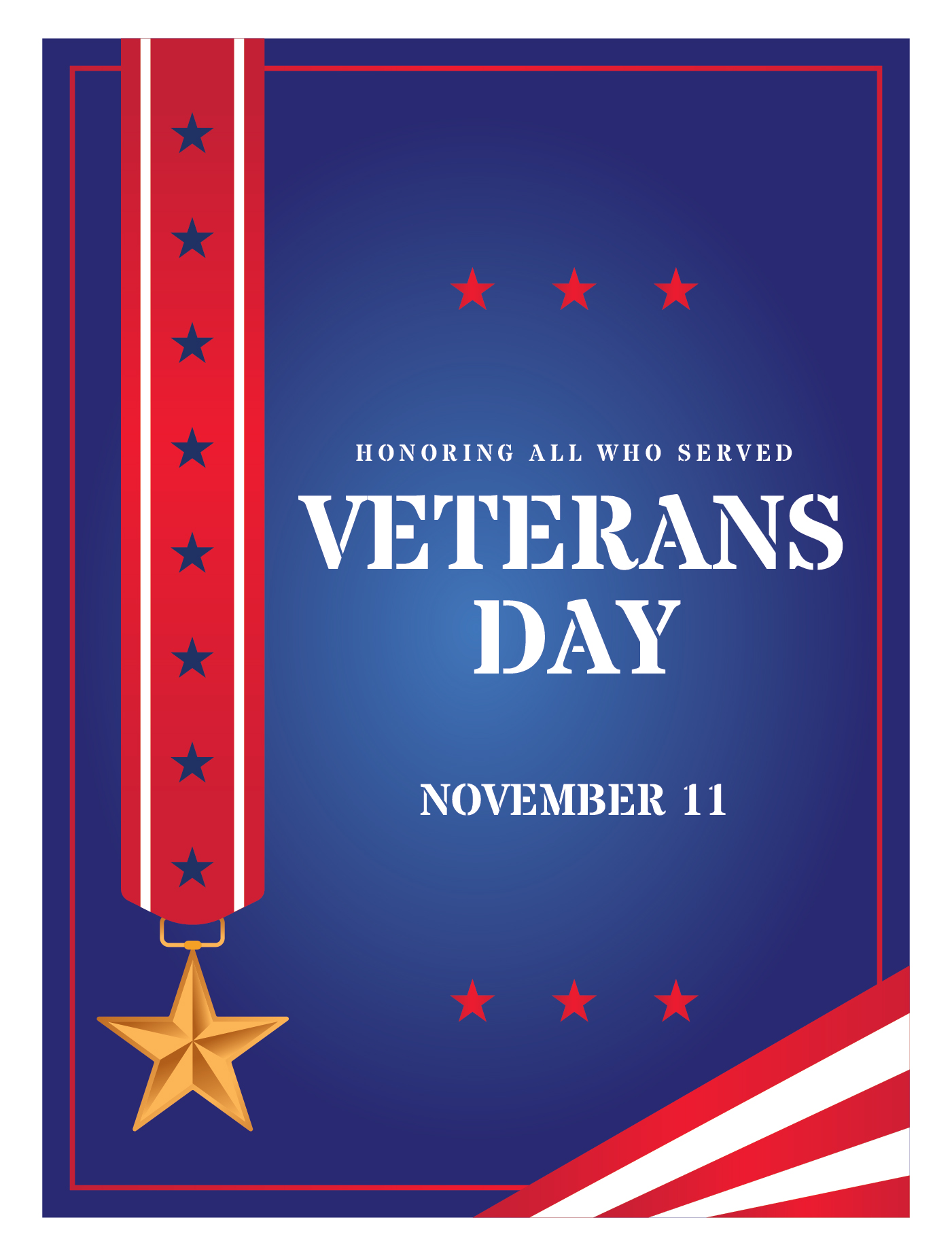 Veterans Day Poster 247840 Vector Art At Vecteezy